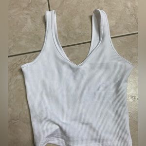 White crop top